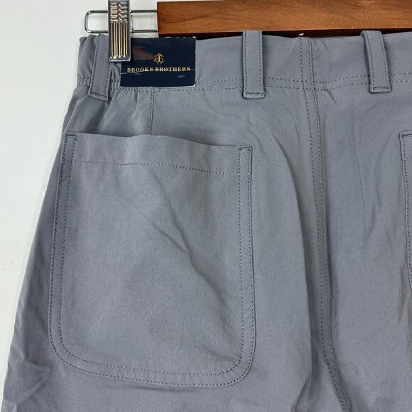 Brooks Brothers Gray Men's Solid Golf Shorts NWT Size 31 - Picture 6 of 7